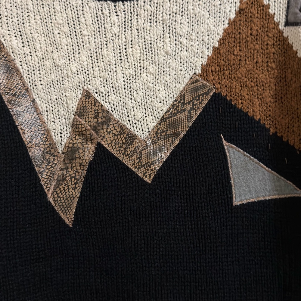 Pretense Black Acrylic Sweater - Picture 5 of 10
